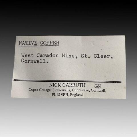 Label Images - only: Native Copper