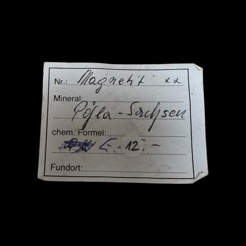 Label Images - only: Magnetite