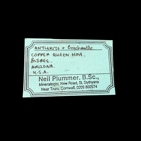 Label Images - only: Antlerite & Brochantite