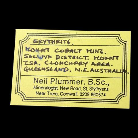 Label Images - only: Erythrite