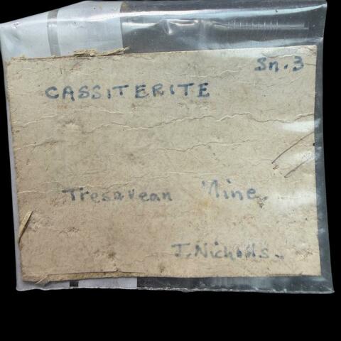 Label Images - only: Cassiterite