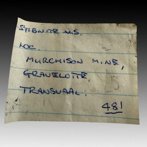 Label Images - only: Stibnite & Calcite