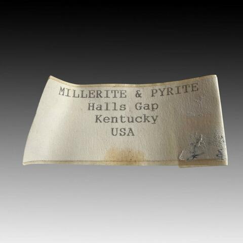 Label Images - only: Millerite