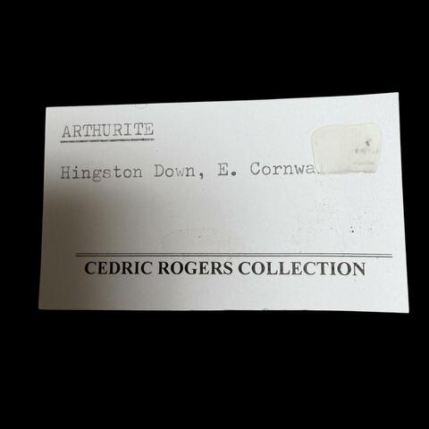 Label Images - only: Arthurite