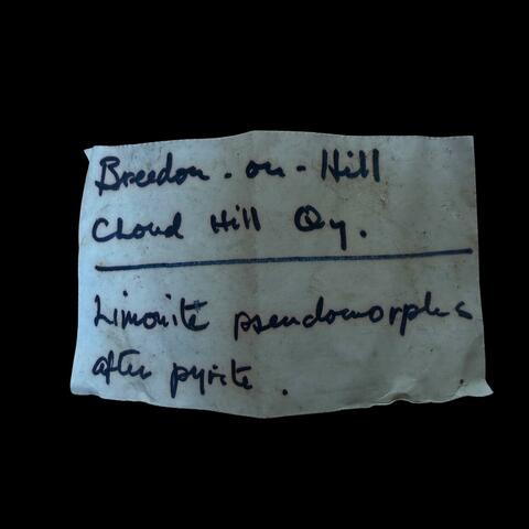 Label Images - only: Limonite Psm Pyrite