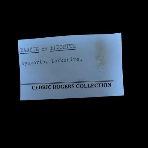 Label Images - only: Baryte & Fluorite