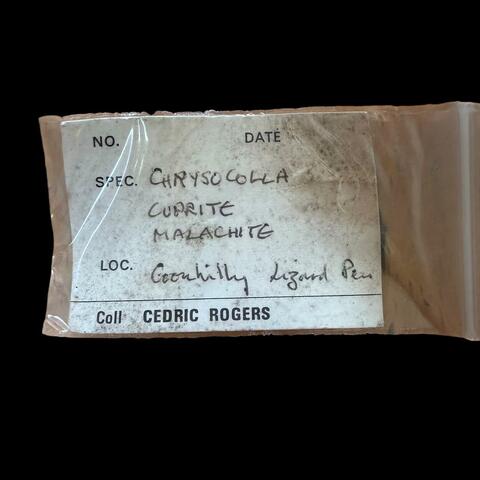 Label Images - only: Chrysocolla Cuprite & Malachite