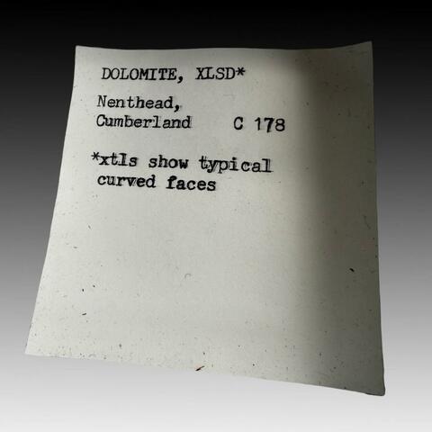 Label Images - only: Dolomite