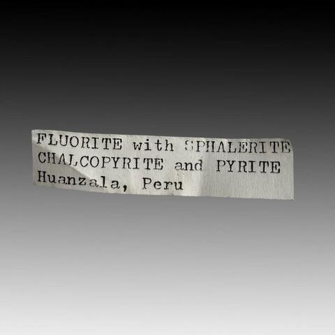 Label Images - only: Fluorite With Chalcopyrite Pyrite & Sphalerite