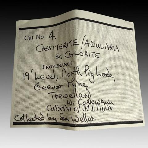 Label Images - only: Cassiterite Quartz & Adularia