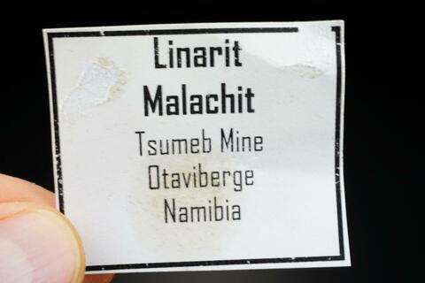Label Images - only: Linarite & Malachite