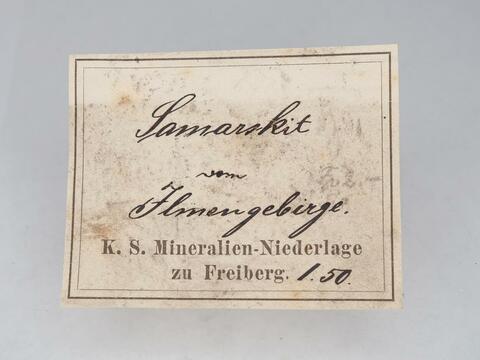 Label Images - only: Samarskite-(Y)