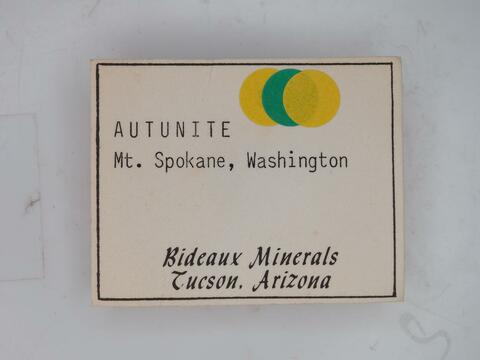 Label Images - only: Autunite