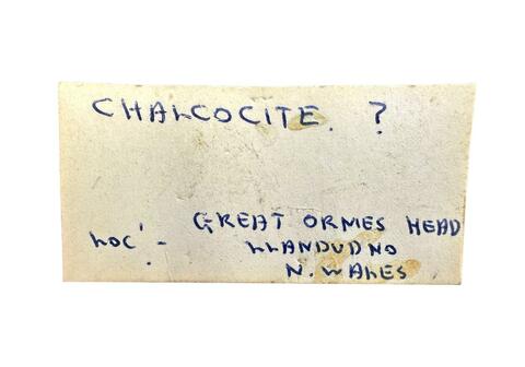 Label Images - only: Chalcocite & Malachite