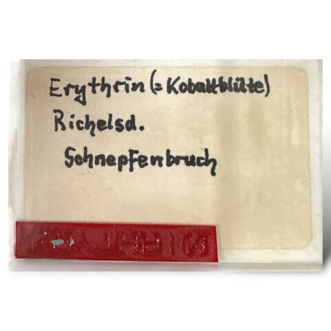 Label Images - only: Erythrite