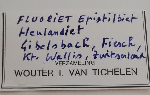 Label Images - only: Fluorite & Epistilbite