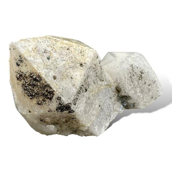 Quartz With Wolframite & Pyrite