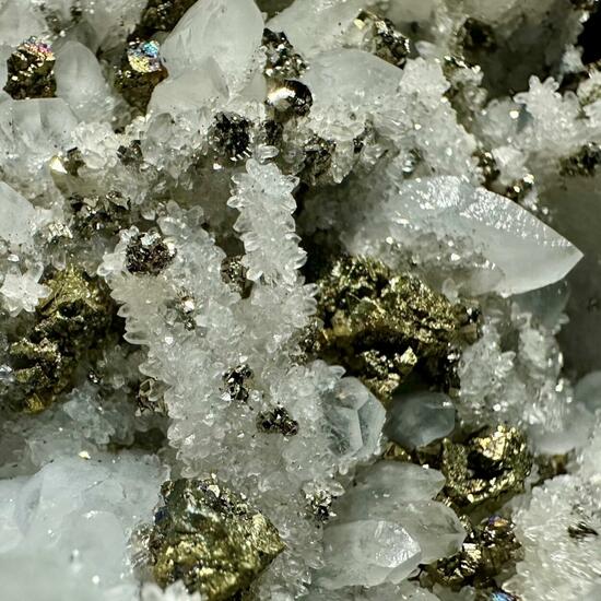 Quartz With Pyrite & Chalcopyrite