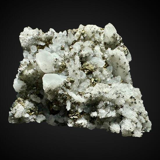 Quartz With Pyrite & Chalcopyrite