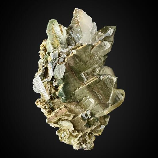 Faden Quartz With Chlorite Inclusions