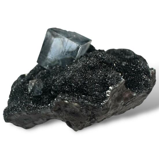 Fluorite On Specularite