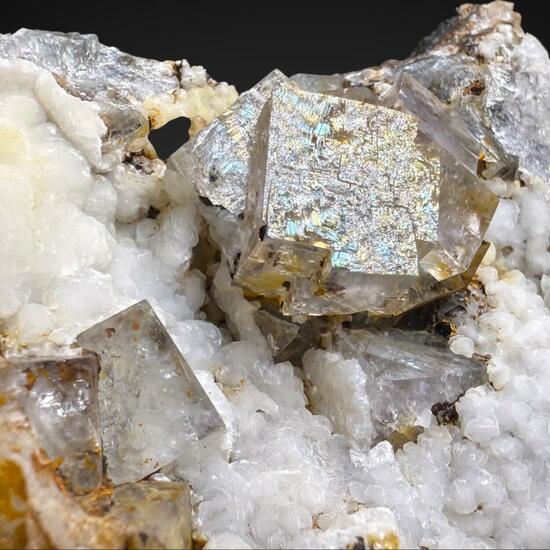 Fluorite With Aragonite