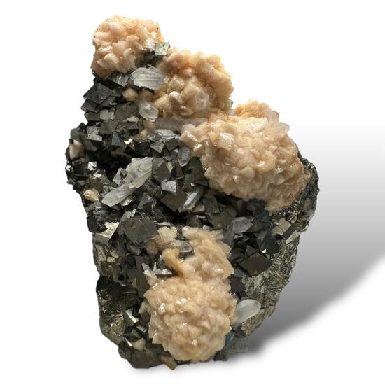 Arsenopyrite With Dolomite & Quartz