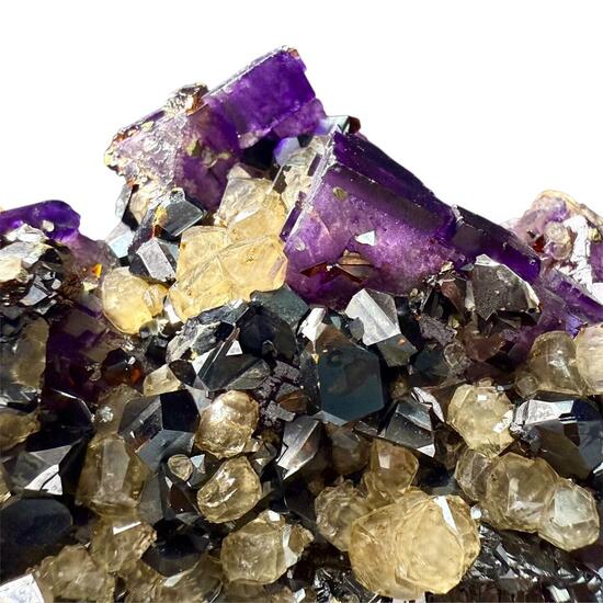 Fluorite Sphalerite & Calcite