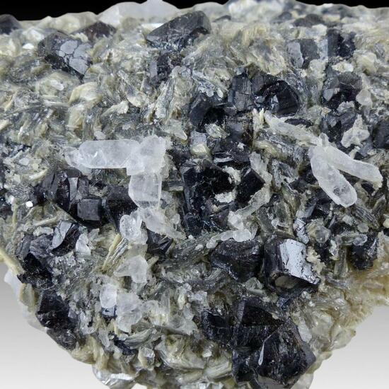Cassiterite On Quartz