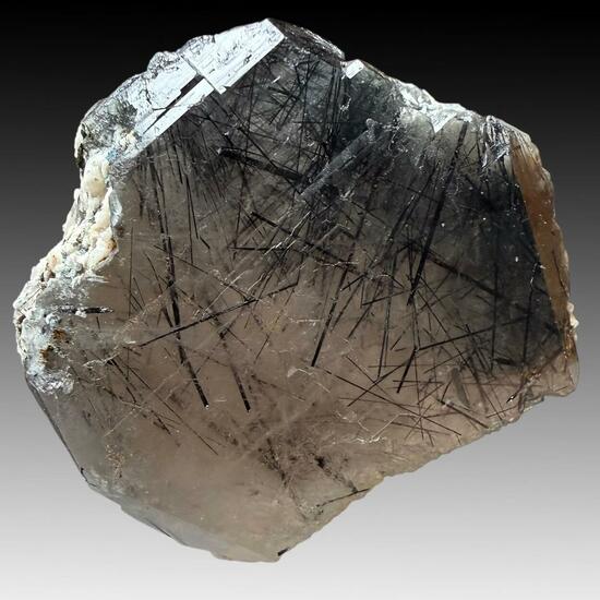 Smoky Quartz With Aegirine Inclusions