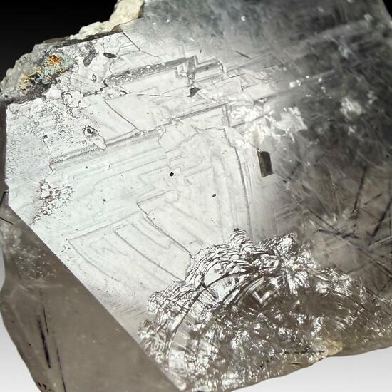 Smoky Quartz With Aegirine Inclusions