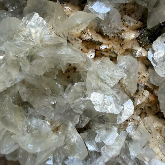 Calcite Dolomite & Chalcopyrite