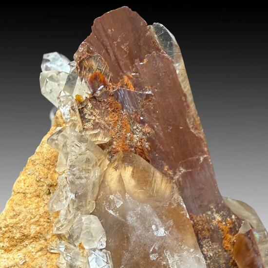 Quartz With Brookite Inclusions