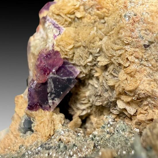 Cassiterite With Siderite & Fluorite