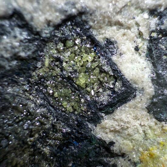 Anglesite & Cerussite On Galena