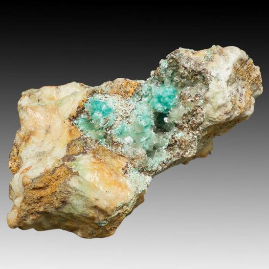 Aurichalcite & Baryte With Hemimorphite