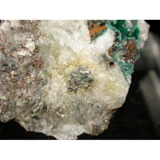 Libethenite & Malachite