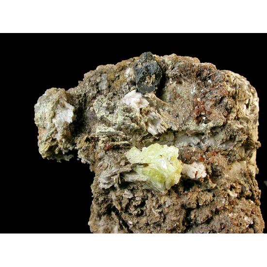 Analcime Leucophanite Rhodochrosite & Ancylite-(Ce)