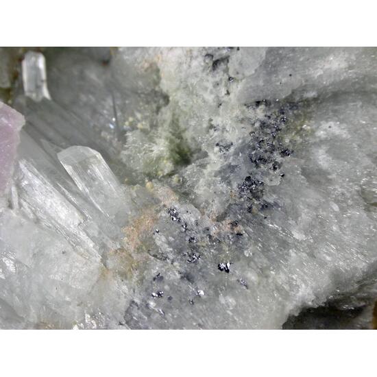 Pectolite Fluorapophyllite Molybdenite & Sodalite