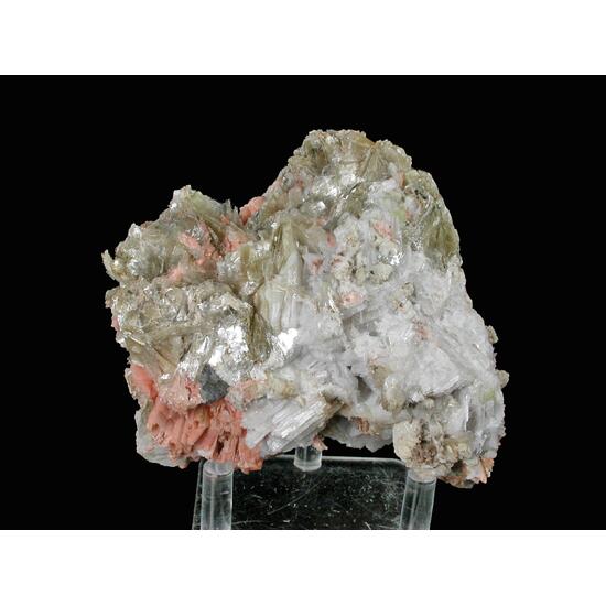 Schizolite Albite Polylithionite Leucophanite & Rhodochrosite