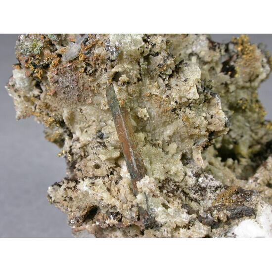 Natrolite Pyrite Calcite Aegirine Siderite & Zircon