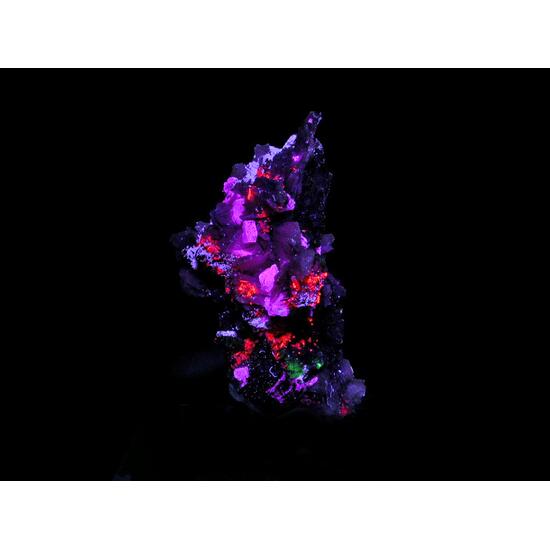 Albite Leucophanite Rhodochrosite & Fluorite