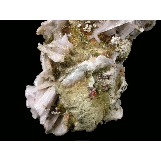 Albite Leucophanite Rhodochrosite & Fluorite