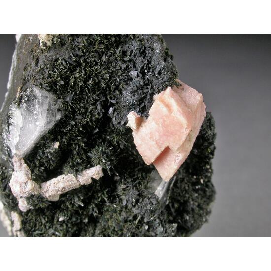 Rhodochrosite Aegirine Arfvedsonite & Calcioancylite-(Ce)