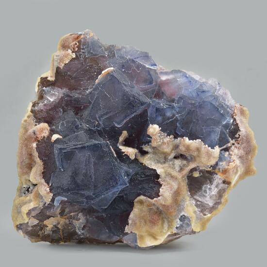 Fluorite With Calcite
