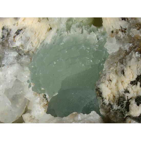 Prehnite & Calcite & Julgoldite