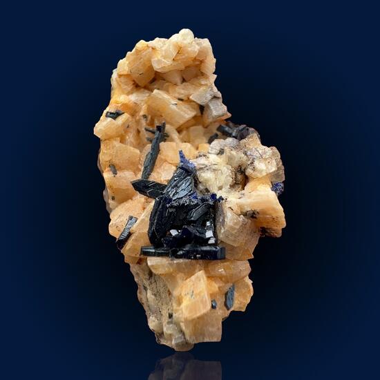 Azurite On Dolomite