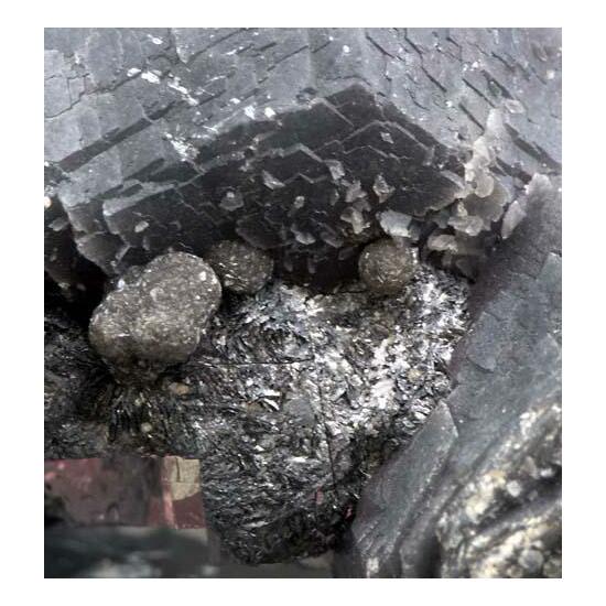 Jamesonite Calcite Sphalerite & Quartz