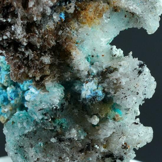 Gypsum Serpierite Spangolite & Cyanotrichite