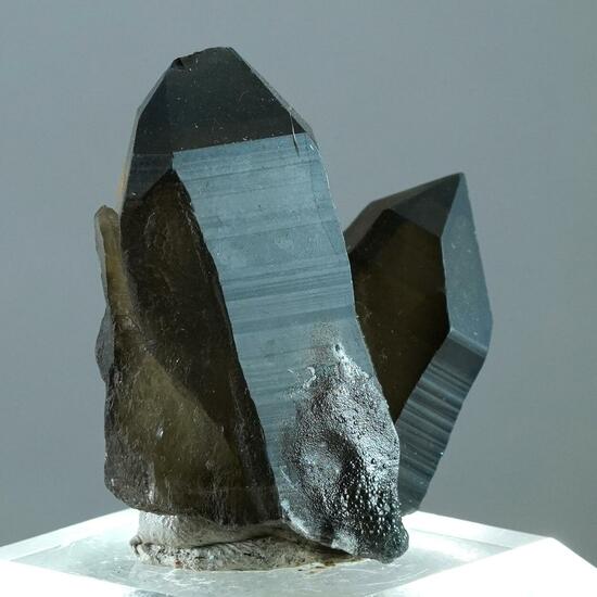 Smoky Quartz & Hyalite